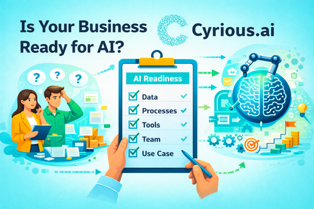 AI readiness checklist for small business covering data processes tools team and use case